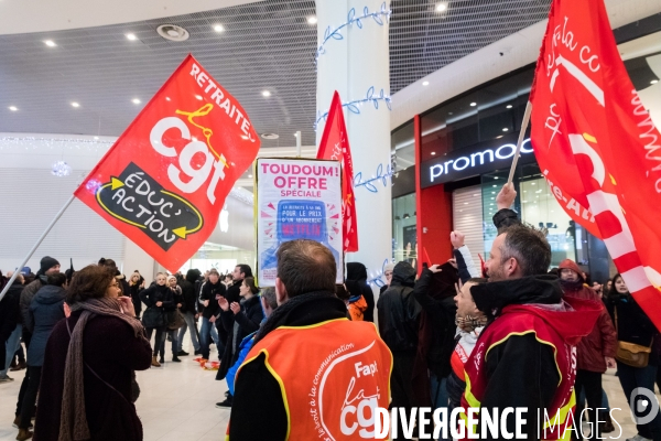 Blocages contre la réforme des retraites à Nantes