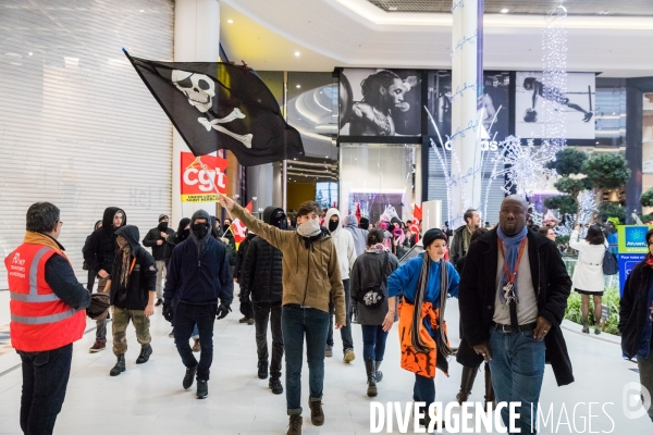 Blocages contre la réforme des retraites à Nantes
