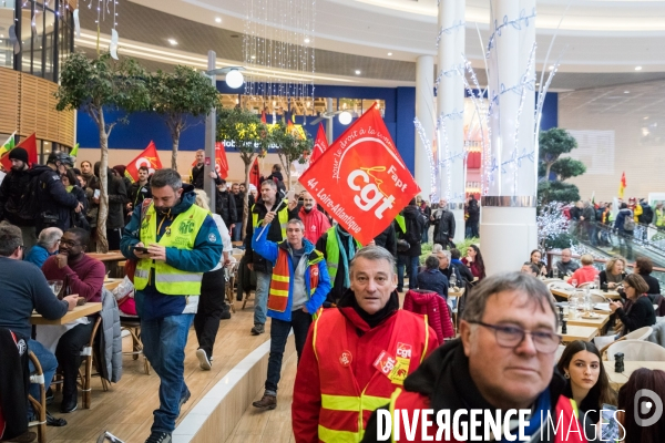 Blocages contre la réforme des retraites à Nantes