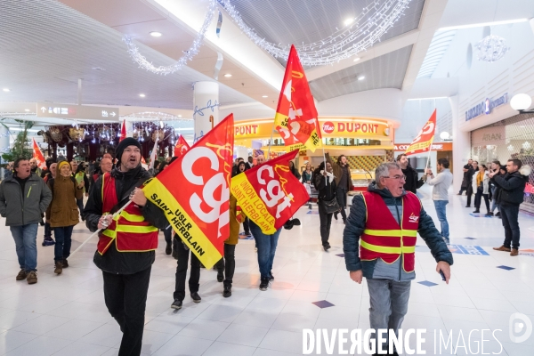 Blocages contre la réforme des retraites à Nantes