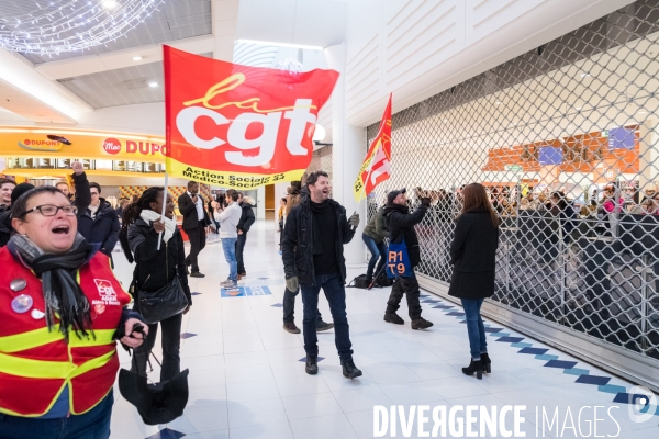 Blocages contre la réforme des retraites à Nantes