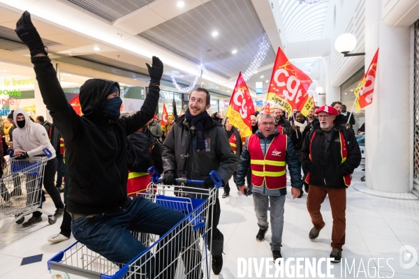 Blocages contre la réforme des retraites à Nantes