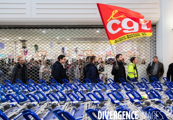 Blocages contre la réforme des retraites à Nantes