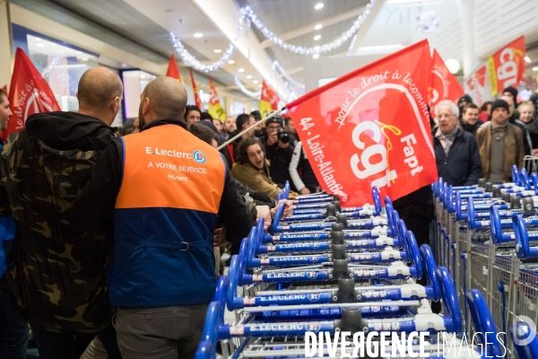 Blocages contre la réforme des retraites à Nantes