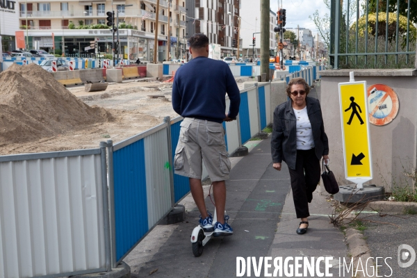 Grand Paris, les grands travaux de la ligne 15 à Vitry-sur-Seine, Val-de-Marne