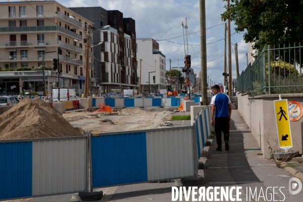 Grand Paris, les grands travaux de la ligne 15 à Vitry-sur-Seine, Val-de-Marne