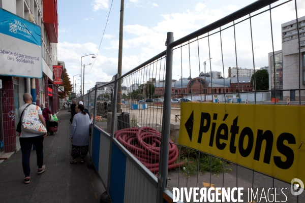 Grand Paris, les grands travaux de la ligne 15 à Vitry-sur-Seine, Val-de-Marne