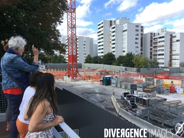 Grand Paris, les grands travaux de la ligne 15 à Vitry-sur-Seine, Val-de-Marne