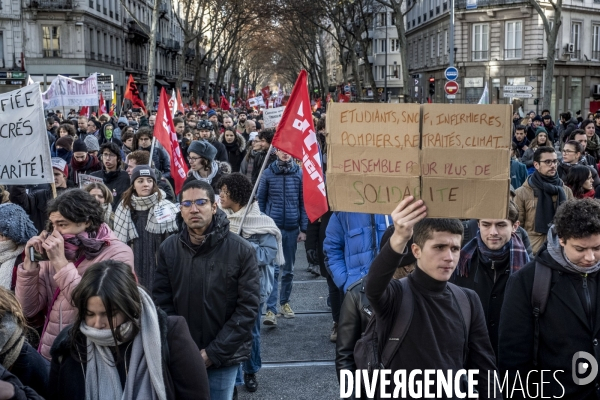 10.12.2019 : seconde journée de mobilisation contre la réforme des retraites.