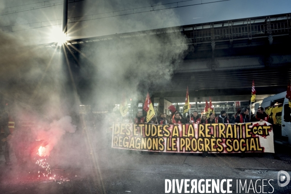 12.12.2019 : Manifestation contre la réforme de retraites.