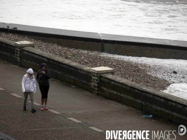 Illustration le Havre dans le vent