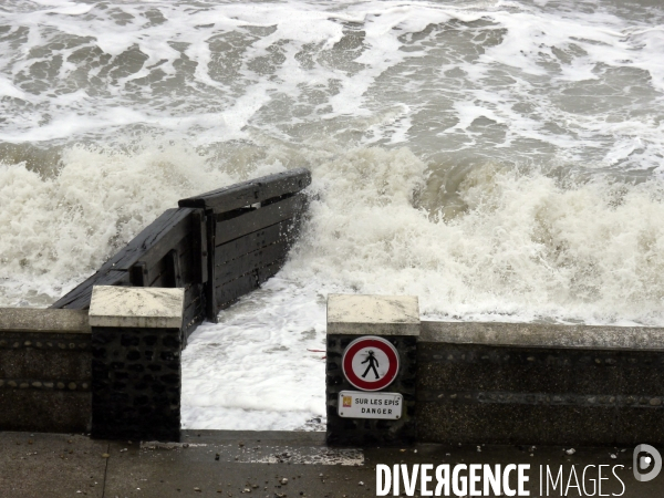 Illustration le Havre dans le vent