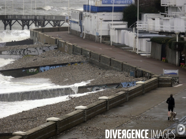Illustration le Havre dans le vent