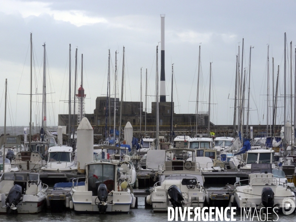 Illustration le Havre dans le vent