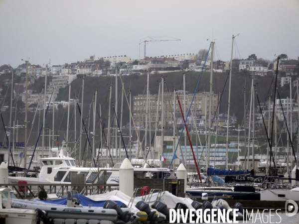 Illustration le Havre dans le vent
