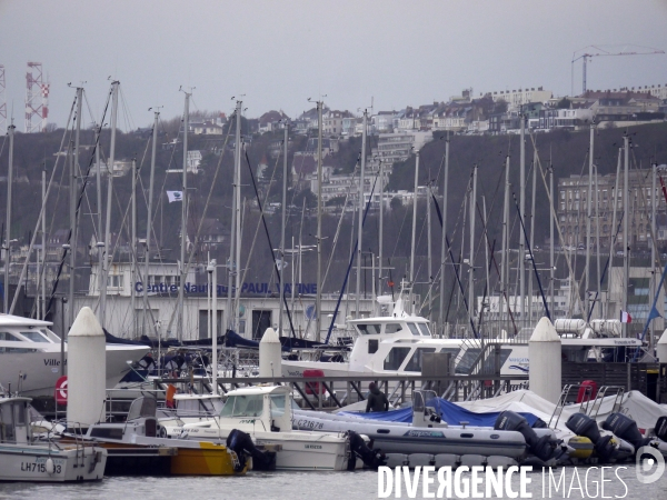 Illustration le Havre dans le vent