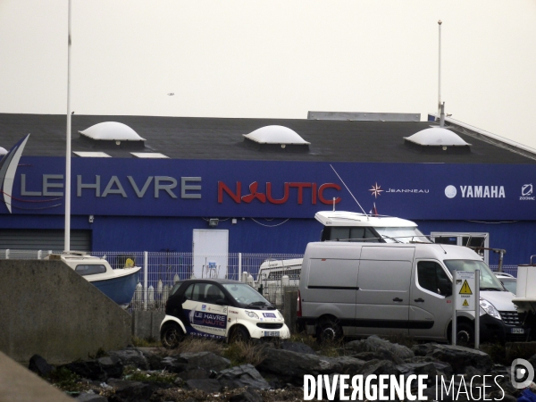 Illustration le Havre dans le vent