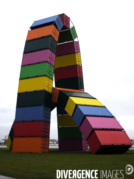 Illustration le Havre dans le vent