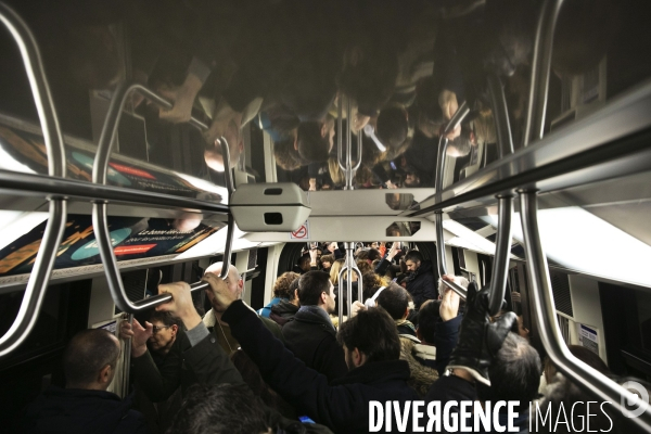 La galère des usagers du métro pendant la grève des transports.