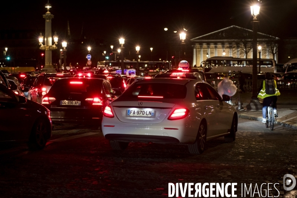 Journée de grève des transports publics à Paris, contre la réforme des retraite, en décembre 2019. Public transport strike day in Paris, in December 2019.