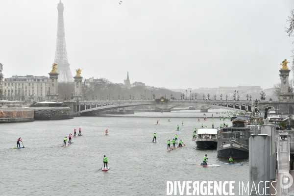 La Nautic Paddle de Paris 2019. The largest stand-up Paddle race in the world.