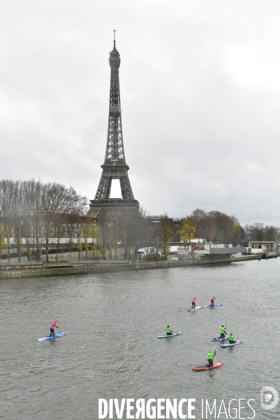La Nautic Paddle de Paris 2019. The largest stand-up Paddle race in the world.