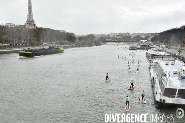 La Nautic Paddle de Paris 2019. The largest stand-up Paddle race in the world.