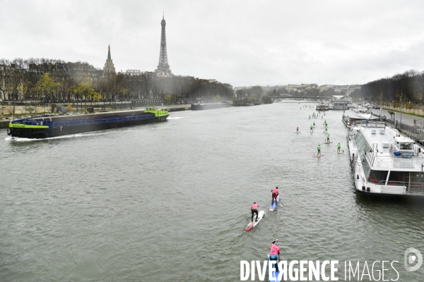 La Nautic Paddle de Paris 2019. The largest stand-up Paddle race in the world.