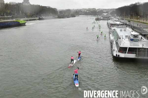 La Nautic Paddle de Paris 2019. The largest stand-up Paddle race in the world.