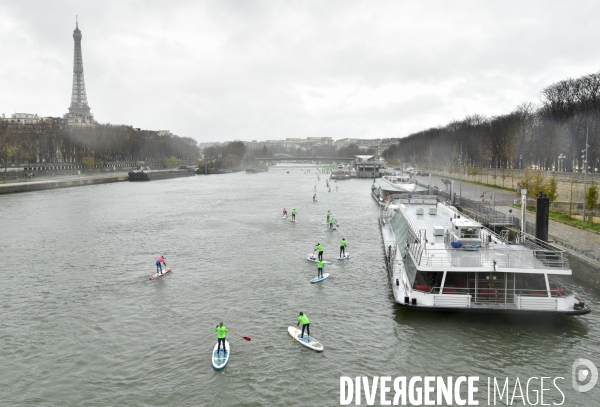 La Nautic Paddle de Paris 2019. The largest stand-up Paddle race in the world.