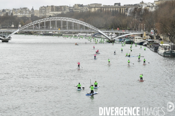 La Nautic Paddle de Paris 2019. The largest stand-up Paddle race in the world.