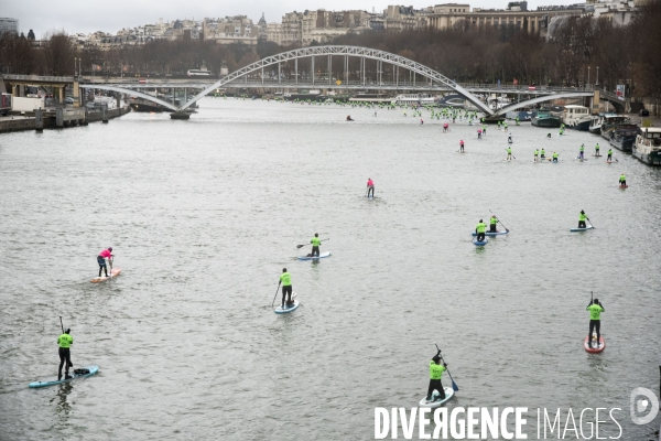 La Nautic Paddle de Paris 2019. The largest stand-up Paddle race in the world.