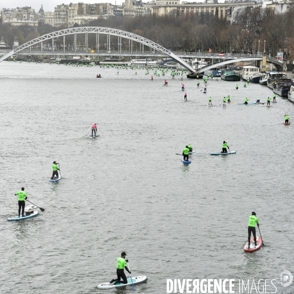 La Nautic Paddle de Paris 2019. The largest stand-up Paddle race in the world.