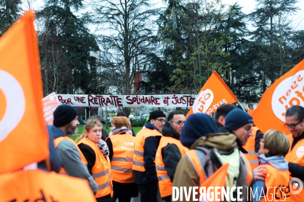 Manifestation contre la réforme des retraites à Nantes