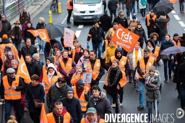 Manifestation contre la réforme des retraites à Nantes