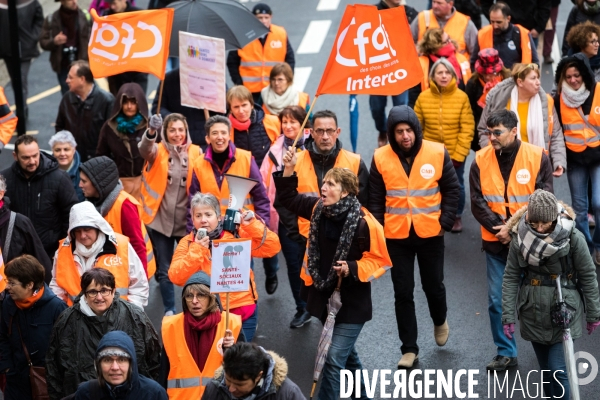 Manifestation contre la réforme des retraites à Nantes