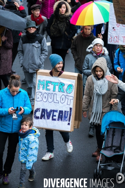 Manifestation contre la réforme des retraites à Nantes