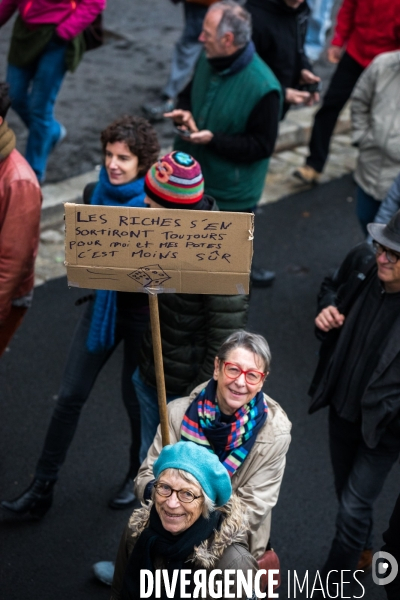 Manifestation contre la réforme des retraites à Nantes