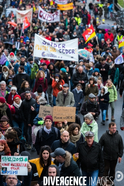 Manifestation contre la réforme des retraites à Nantes