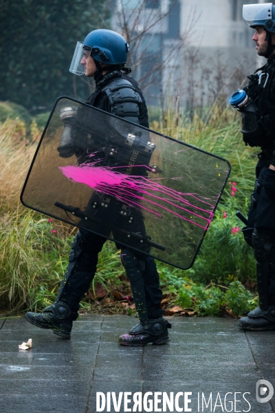 Manifestation contre la réforme des retraites à Nantes