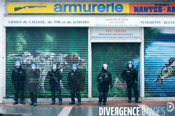 Manifestation contre la réforme des retraites à Nantes