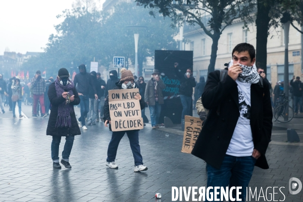 Manifestation contre la réforme des retraites à Nantes