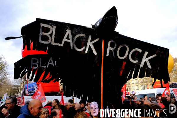 Manifestation contre le projet de réforme des retraites.