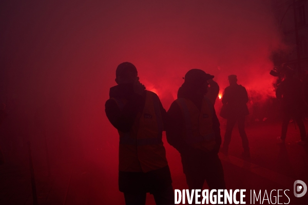 Manifestation contre la réforme des retraites le 17 Décembre 2019 à Paris