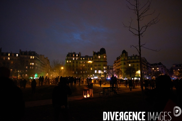 Manifestation contre la réforme des retraites le 17 Décembre 2019 à Paris