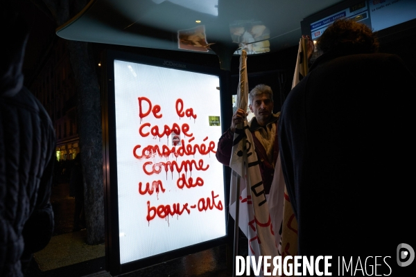 Manifestation contre la réforme des retraites le 17 Décembre 2019 à Paris