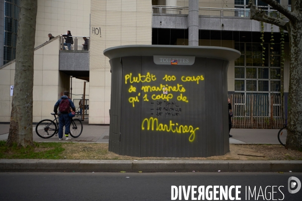 Manifestation contre la réforme des retraites le 17 Décembre 2019 à Paris