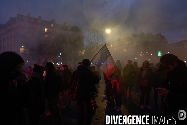 Manifestation contre la réforme des retraites le 17 Décembre 2019 à Paris