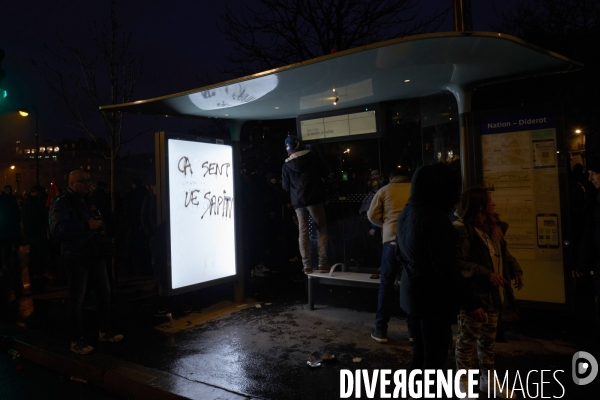 Manifestation contre la réforme des retraites le 17 Décembre 2019 à Paris