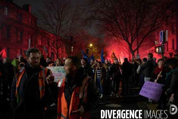 Manifestation contre la réforme des retraites le 17 Décembre 2019 à Paris